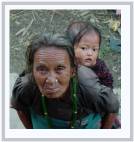 Mother with Baby on back * 448 x 478 * (41KB)